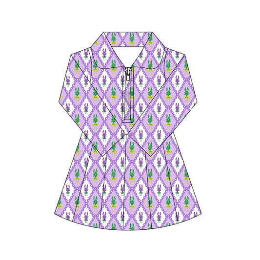 X10.21 GLD1409 Lobster Zipper Yoga Dress