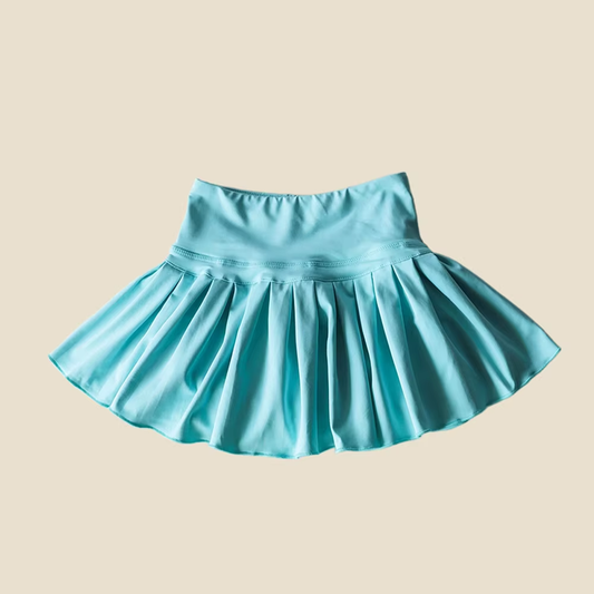 3.28GLK0083 light blue short skirt