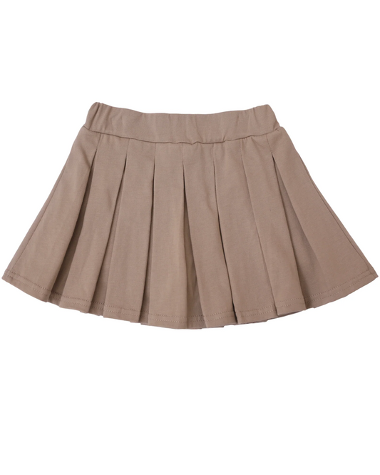 6.6GLK0107 Brown cotton skirt
