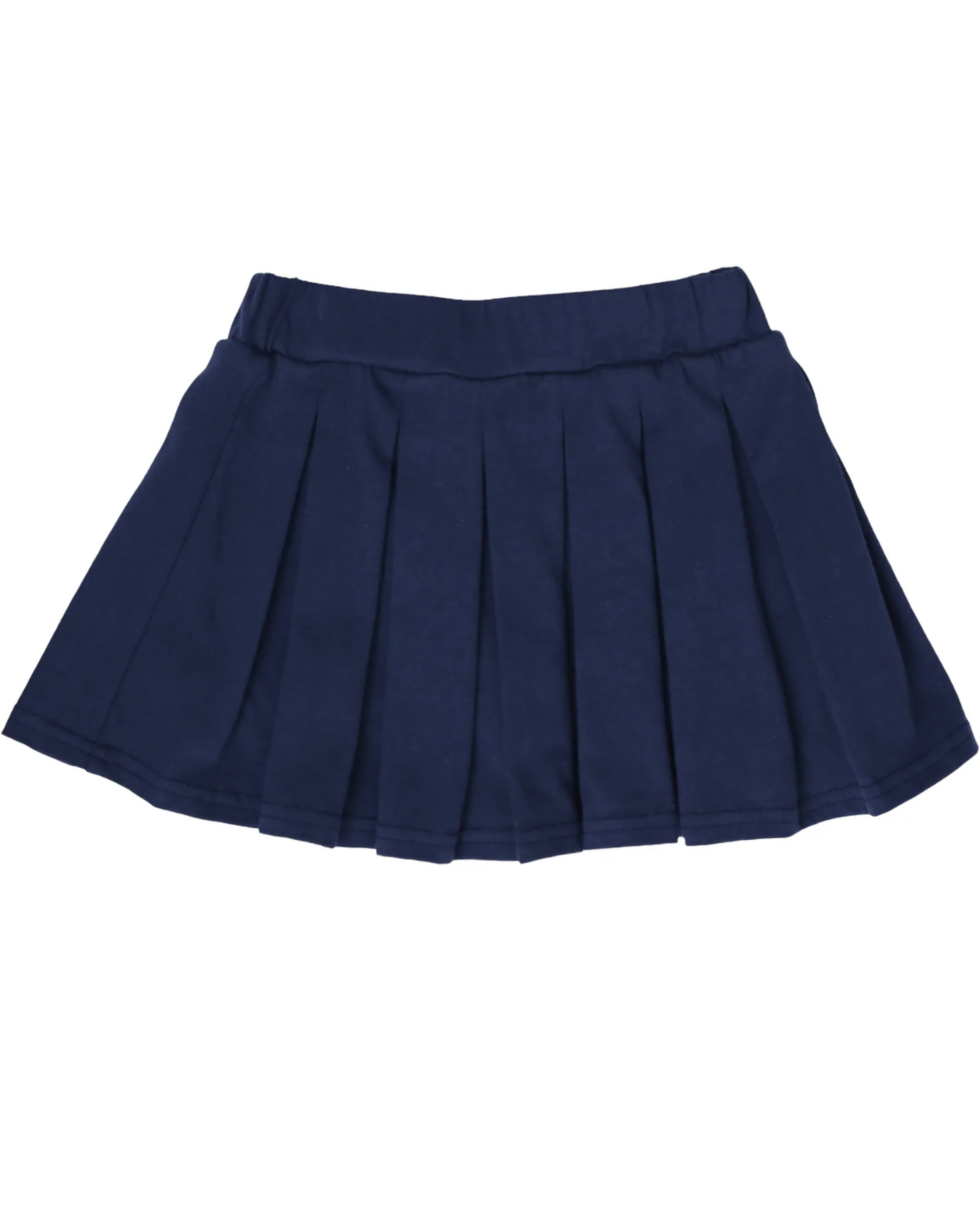 6.6GLK0108 Navy blue cotton skirt