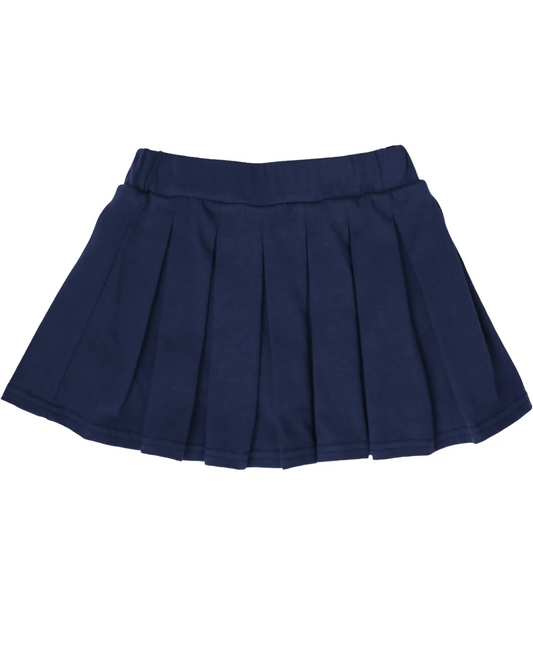6.6GLK0108 Navy blue cotton skirt