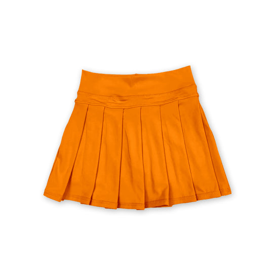 6.20GLK0109 Orange Short Yoga Skirt
