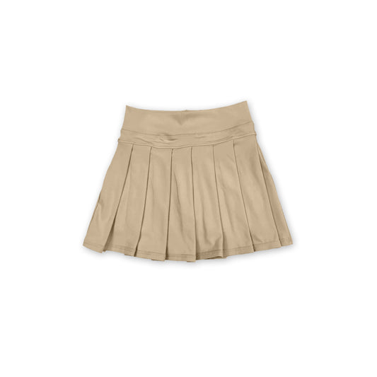 6.24 GLK0123 Khaki Yoga Skirt