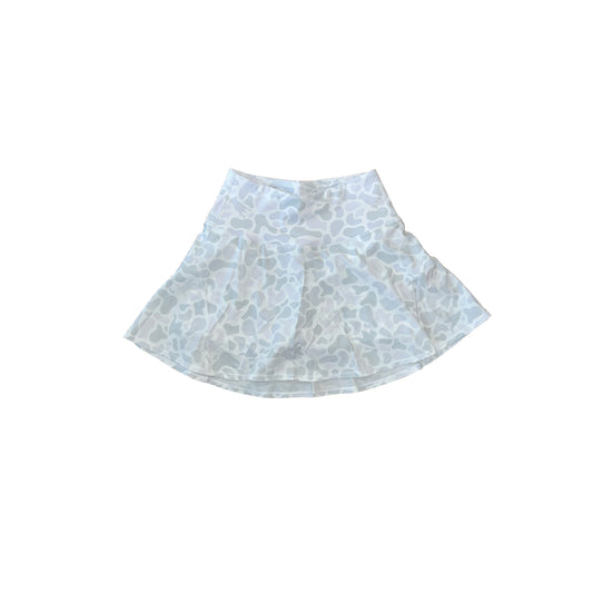 7.29GLK0129 Grey leopard print yoga skirt