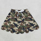 NEW RTS NO MOQ yoga fabric cotton GLK0303 Baby Girls Southern Green Camo Scallop Pockets Skirt Shorts Bottom