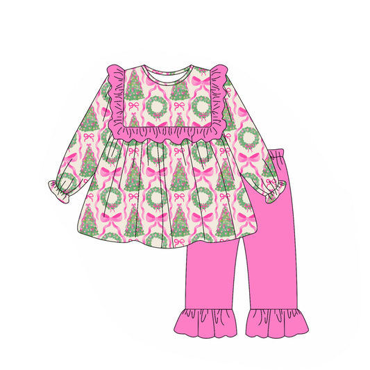 5.12GLP2339 Christmas tree pink set