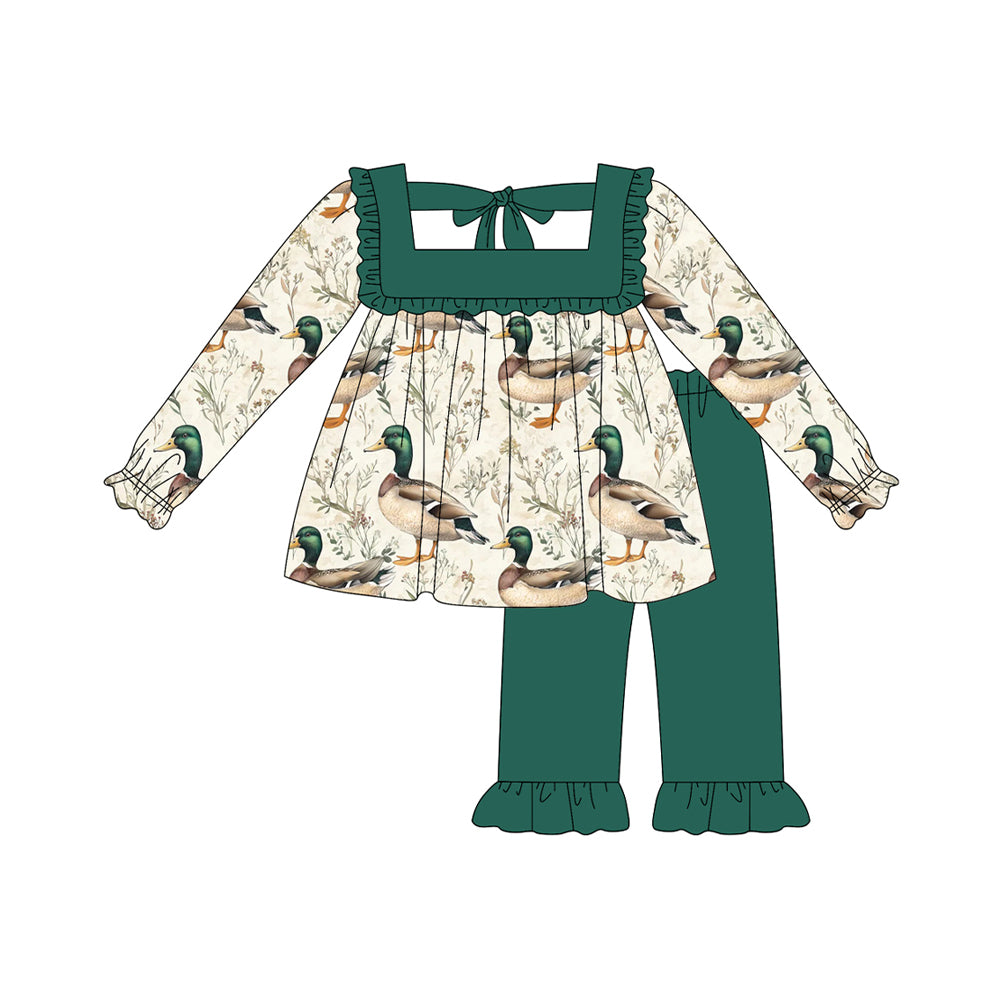5.17GLP2360 Duck Rice Long Sleeve Suit
