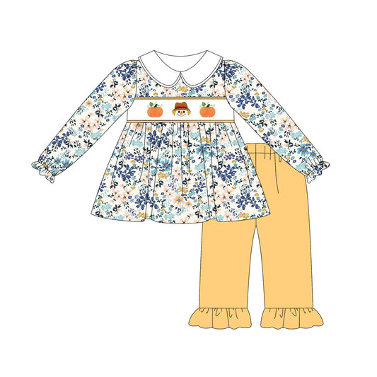 5.21GLP2387 Pumpkin Flower Girls Set