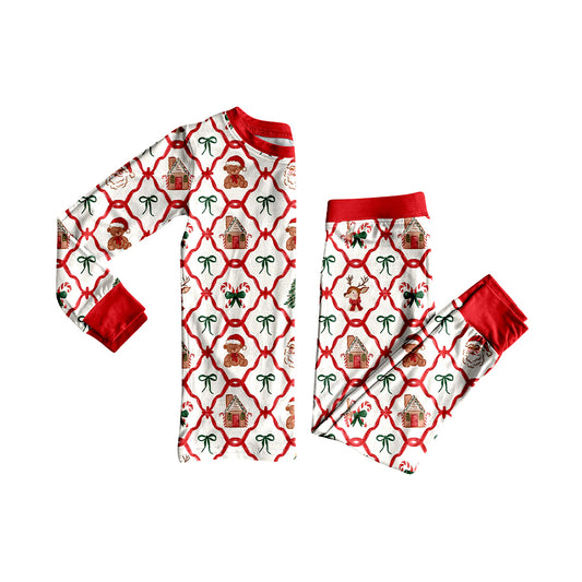 5.21GLP2391 Gingerbread Bow Girls Set