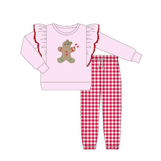 6.6GLP2455 Christmas Gingerbread Long Sleeve Suit