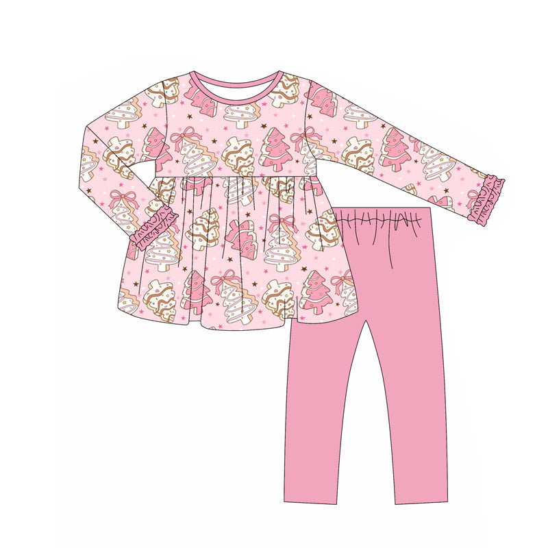 6.7GLP471 Pink Christmas Tree Set