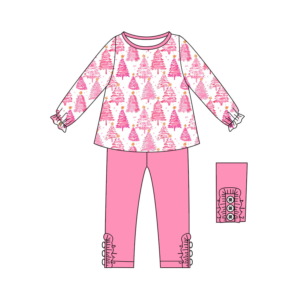 6.10GLP2473 Christmas Tree Long Sleeve Suit