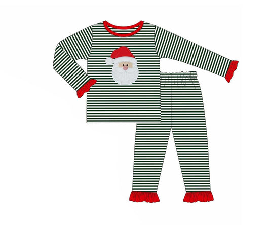 6.13GLP2488 Santa Claus Striped Long Sleeve Suit