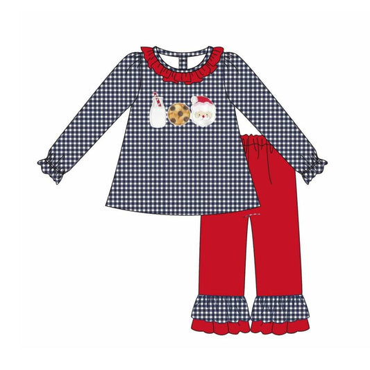 6.13GLP2493 Biscuit Long Sleeve Christmas Suit
