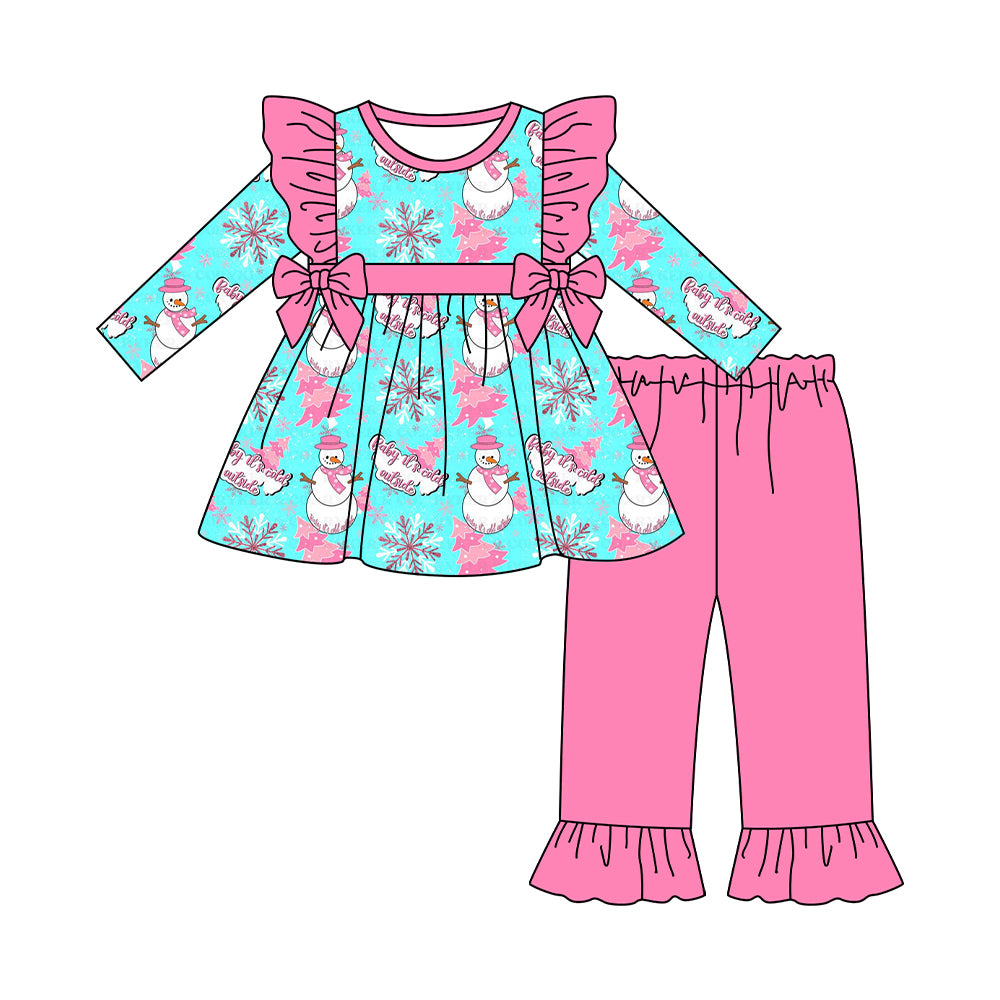 6.18GLP2510 Snowman Pink Set