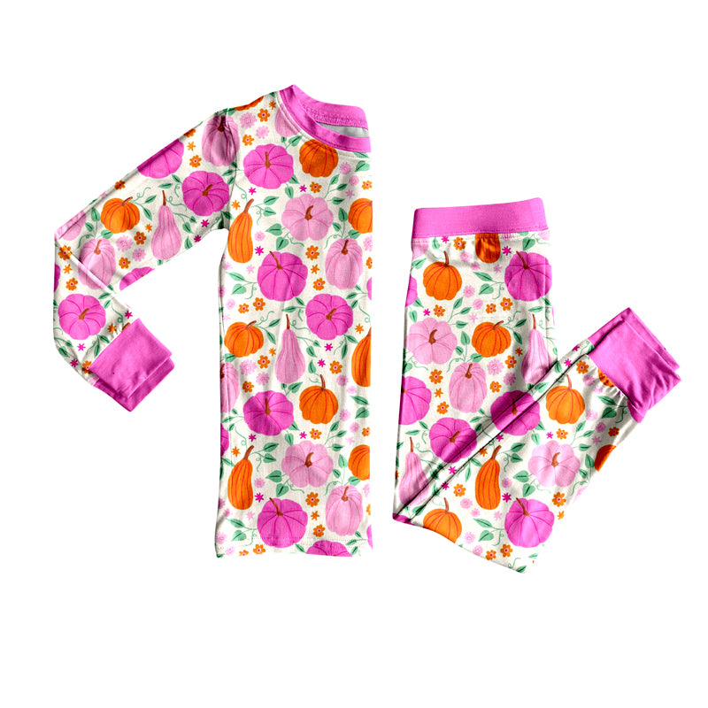 6.18GLP2521 Multicolor Pumpkin Girls Set