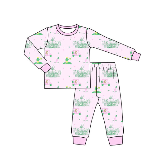 6.20GLP2524 Pink Sightseeing Car Girls Set