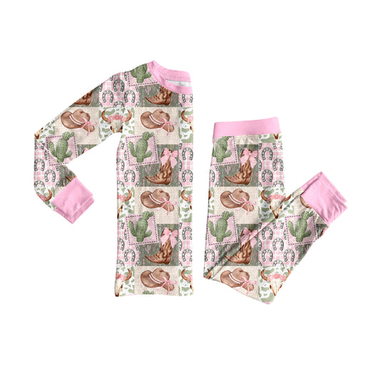 6.26GLP2534 Cactus Hat Long Sleeve Girls Suit