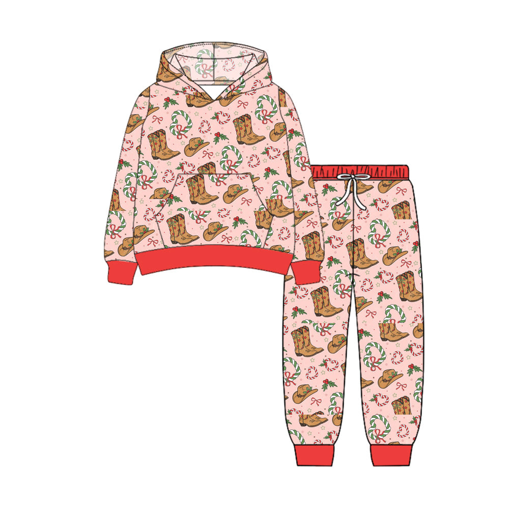 6.27GLP2543 Boots Lollipop Hooded Long Sleeve Suit