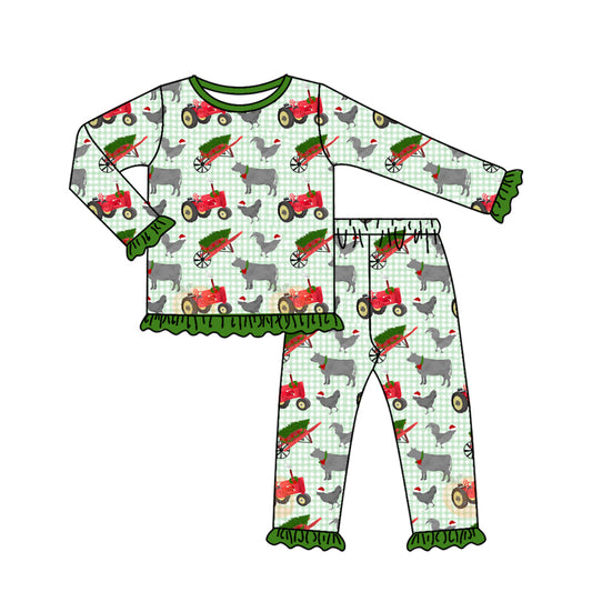7.7GLP2561 Truck Long Sleeve Green Suit