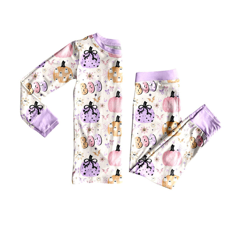 7.28GLP2622 Pumpkin Purple Long Sleeve Suit