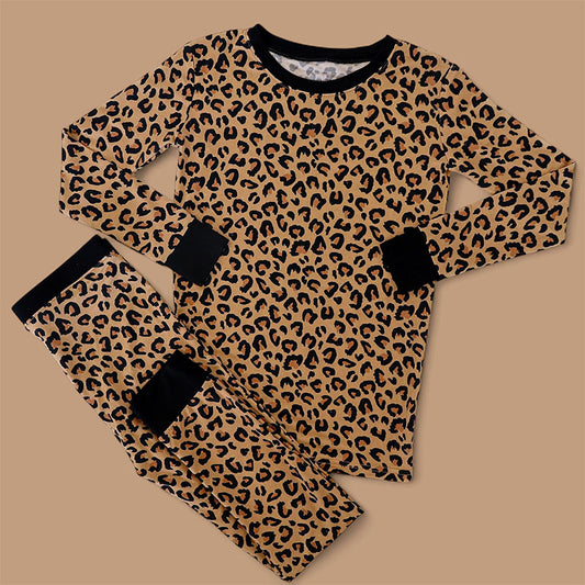7.26 GLP2638Leopard print long-sleeved suit