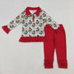 RTS NO MOQ Sibling milk silk Baby Girls Christmas Zipper Pullover Legging Pants Set Pajamas Sets Rompers Hoodies Top Blankets