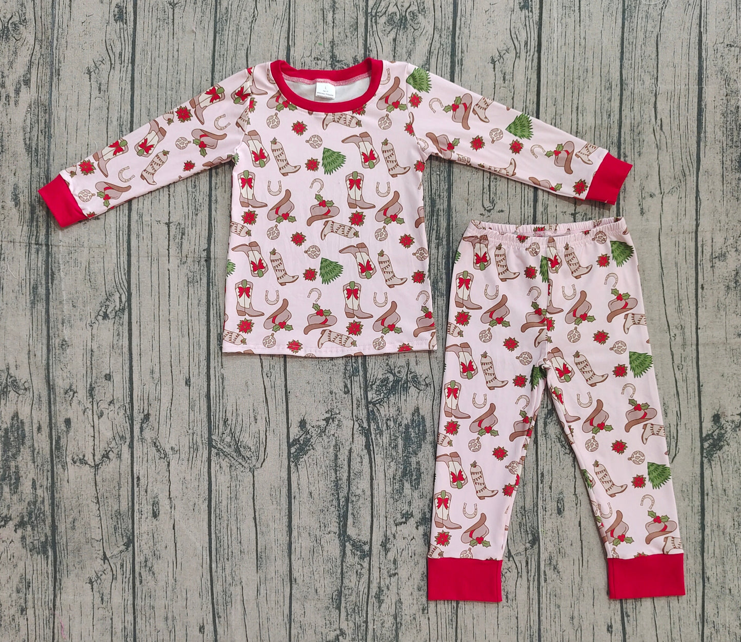X820 GLP2729 Boots Tree Long Sleeve Suit