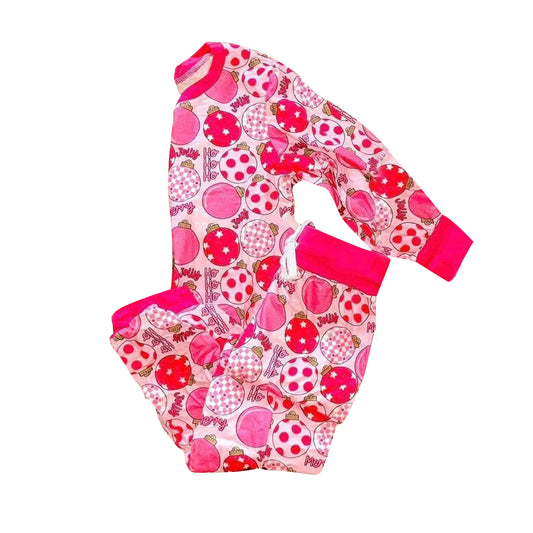 X911 GLP2755 Cartoon Rose Red Long-Sleeved Suit