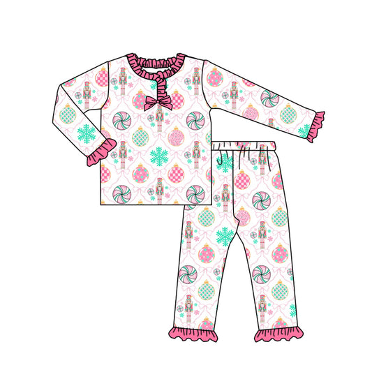 X911 GLP2770 Lollipop Pink Bow Pajama Set
