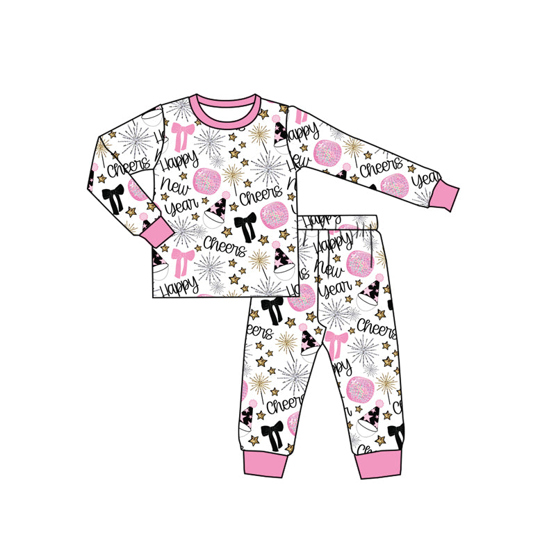 X906 GLP2818 Bowknot New Year Long-sleeved Suit