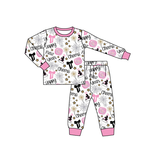 X906 GLP2818 Bowknot New Year Long-sleeved Suit