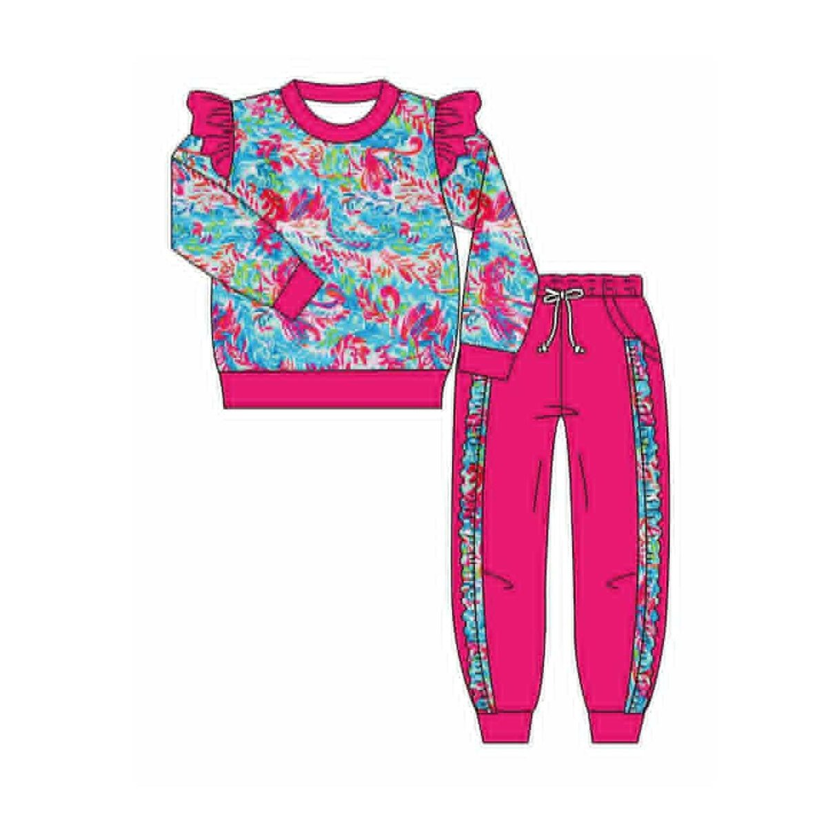 X910 GLP2831 Rose Red Flower Set