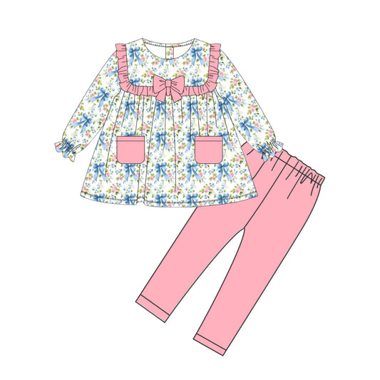 X10.29 GLP2951 Bow Pocket Long-Sleeve Set