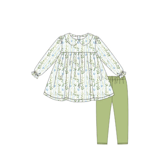 X10.29 GLP2952 Pocket Grass Green Long-Sleeve Set