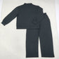 NEW RTS NO MOQ milk silk GLP3416 Adult Women Black Long Sleeve Top Flare Pants Fall Pajamas Clothes Sets