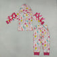 NEW RTS NO MOQ milk silk GLP3613 Baby Girls Colorful Lights Bows Hoodie Pockets Jogger Christmas Clothes Set