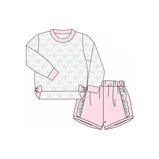 X910 GLS0014 Flower Pink Set