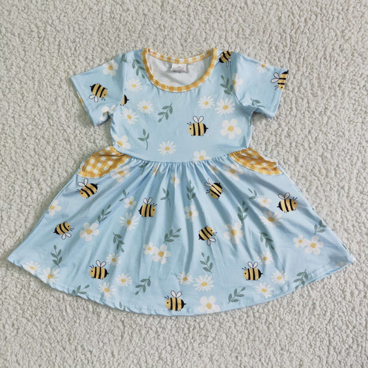 GSD0021 Bee Short Sleeve Skirt