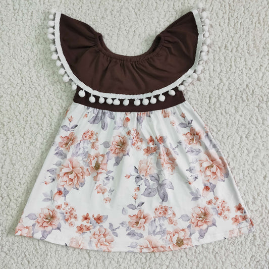 GSD0023 printed one-shoulder skirt