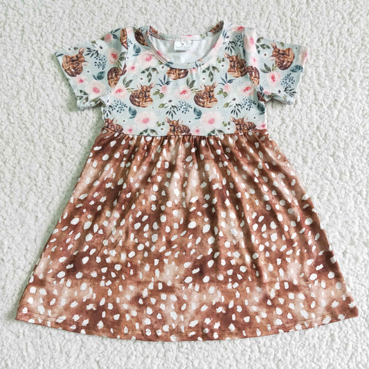 Elk short sleeve skirt