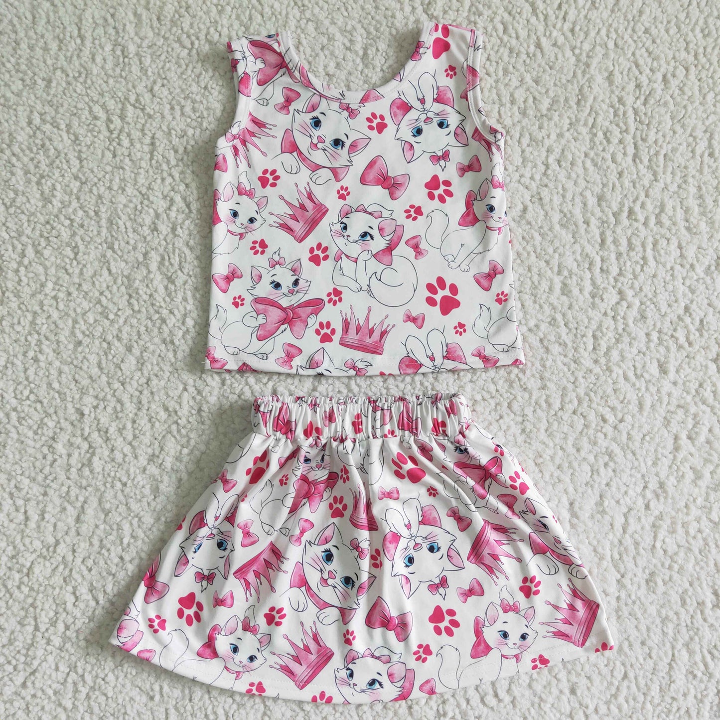 Pink princess bow skirt