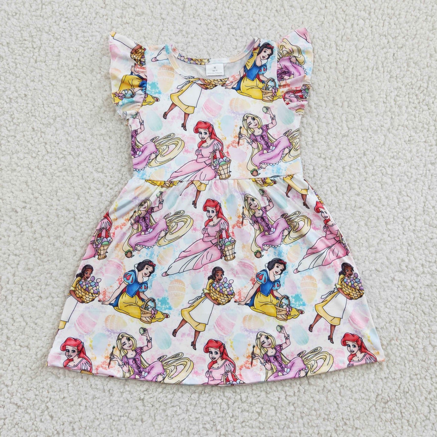 Princess flying sleeve summer dress