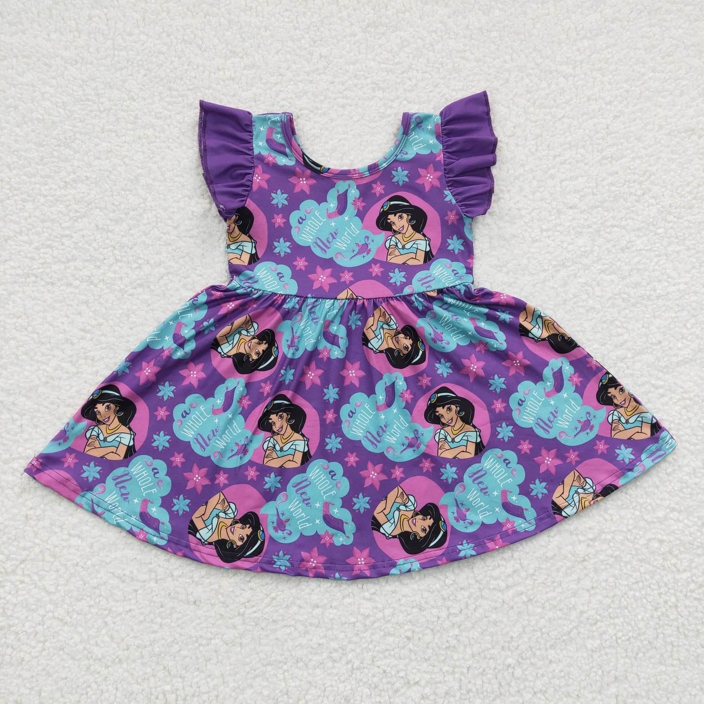 GSD0230 cartoon princess short-sleeved skirt