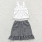 4.12 GSD0262 White short-sleeved suit