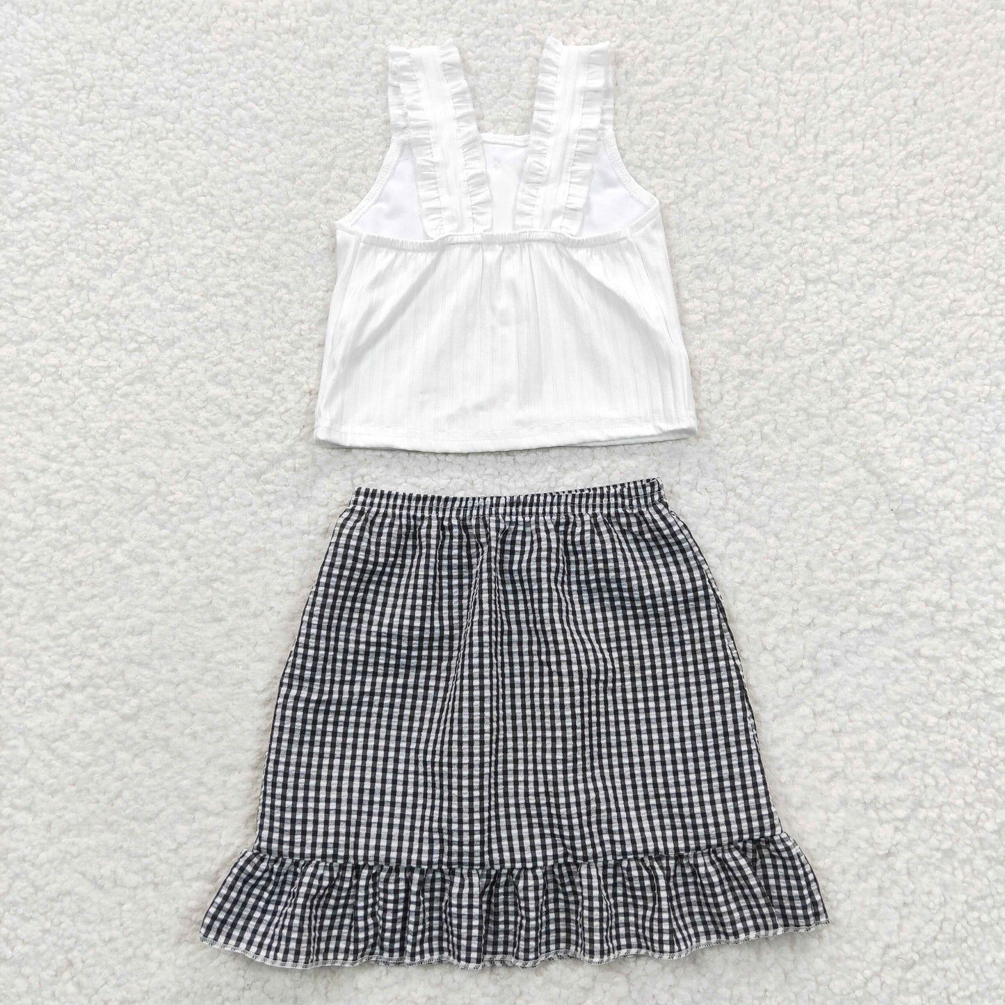 4.12 GSD0262 White short-sleeved suit