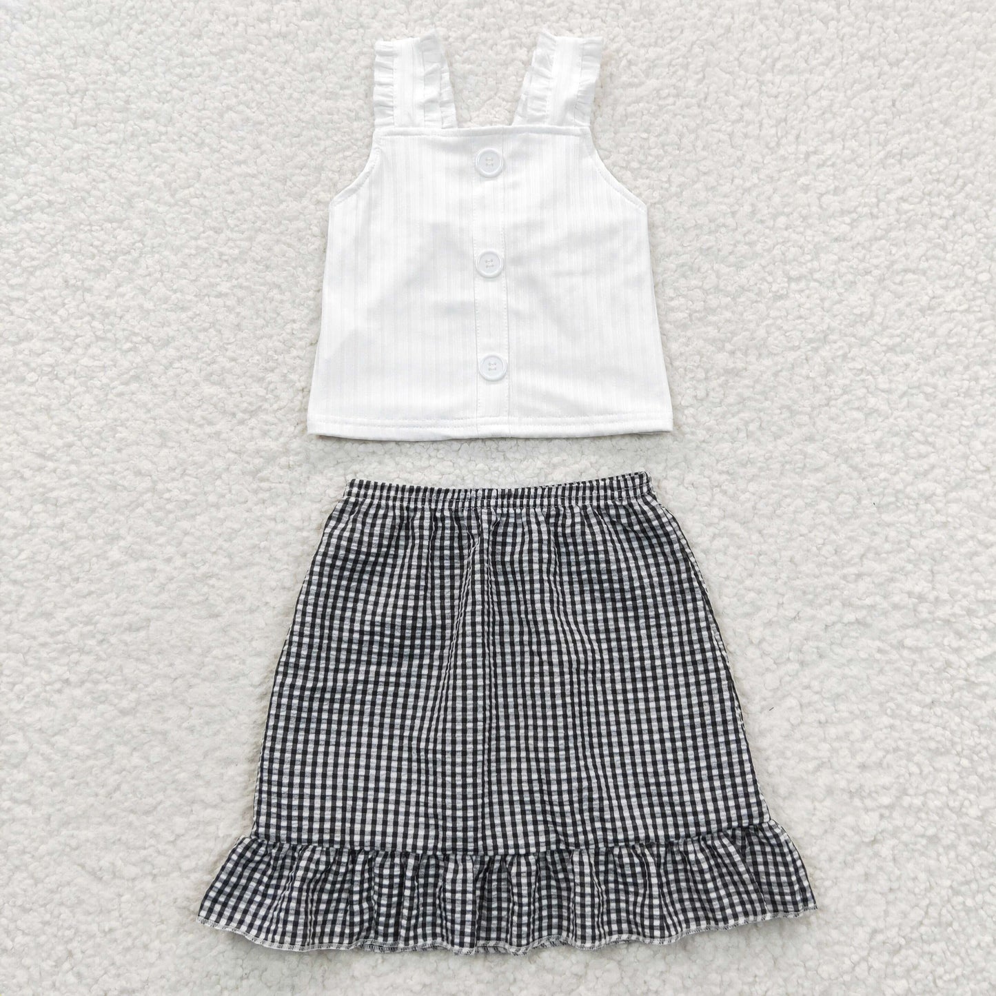 4.12 GSD0262 White short-sleeved suit