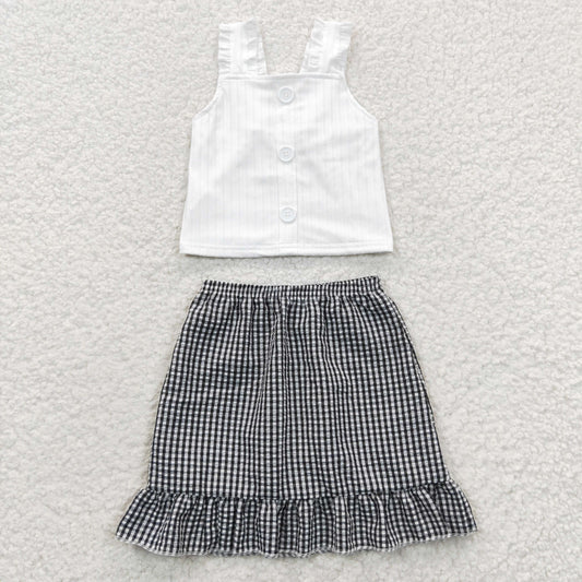 4.12 GSD0262 White short-sleeved suit