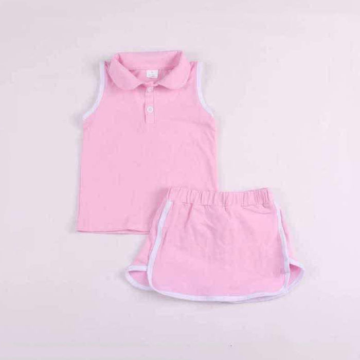 GSD1975 pure cotton pink suit