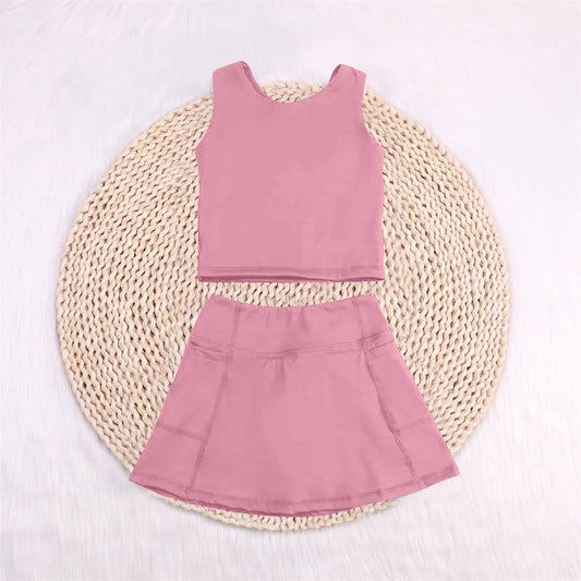 GSD1978 Rose Red Yoga Suit